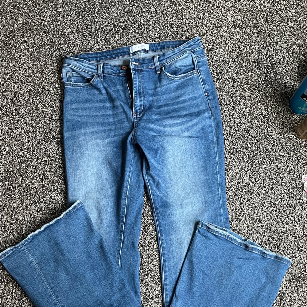Stylish Blue Flare Women's Jeans